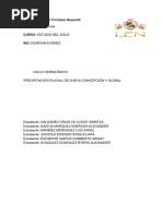 Documento de El Ciclo Hidrologico