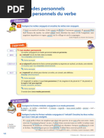 Les Modes Personnels Et Non Personnels Du Verbe: J'observe