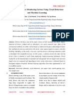 Driver Drowsiness Monitoring System Using Visual Behaviour and Machine Learning