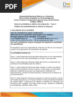 Guía de Actividades y Rúbrica de Evaluación - Unidad 3 - Fase 4 Política de Endeudamiento y Valorar La Empresa