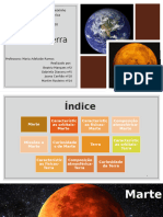 Marte e Terra - Apresentação de Fisico Quimica