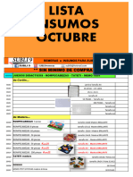 1 Lista INSUMOS SUBLI9 OCTUBRE