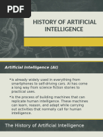 History of Artificial Intelligence