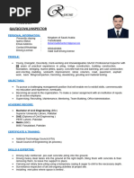 CV Muhammad Farhan QA - QC Inspector-Civil - New