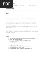 Kevin Zhang Resume With Certificate