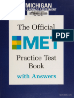 Official Met Practice Test Book With Answers