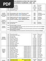 Plano de Missa - Abril - 2023