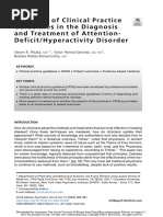 2022 - A Review of Clinical Practice Guidelines in The Diagnosis and Tratment of ADHD