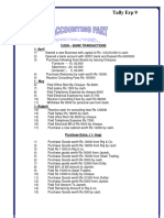 Practice Questions - Accounting