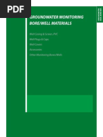 1 Groundwater Monitoring Bore Materials