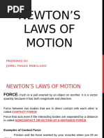 Lesson 5 Newtons Law of Motions