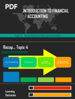 Topic 5 - Accounting For Non-Current Assets