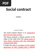 Social Contract Theory-Hobbes