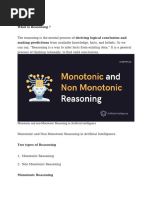 Monotonic Aand Non Monotonic