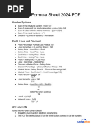 Cat Formula Sheet 2024 PDF 2