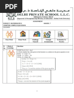 Gr-7 Learning Resources - Simple Equations Answer Key