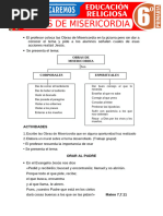 Obras de Misericordia para Sexto Grado de Primaria