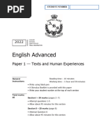 James Ruse 2022 English Trial Paper 1