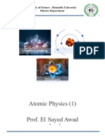 Atomic Physics 2024-2025