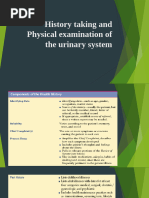 History Taking and Physical Examination of The Urinary