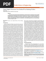 Smart Digital Thickness Test Method For Knitting Clothes 2165 8064 1000299