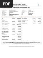 Pay Slip Dec