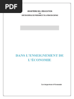 VF Projet Enseignement Economie