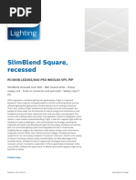 Lighting Lighting: Slimblend Square, Recessed