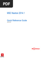 Nastran 2014.1 Doc Quick Reference