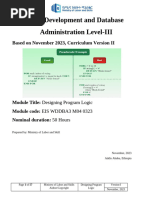 M04 Designing Program Logic