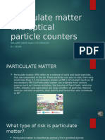 Particulate Matter and Optical Particle Counters