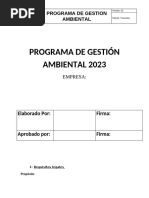 Programa Gestion Ambiental Hugo Olave C