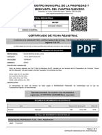 Registro Municipal de La Propiedad Y Mercantil Del Canton Quevedo