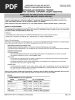 Fema - Continued Temporary Housing Assistance Form