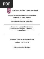 Ensayo - Comunicación Oral y Esrita - Francisco Olvera Garcia