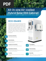 ECO-E64WX All-In-One Air-Cooled Hybrid Solar ESS Cabinet