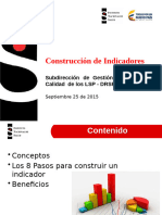 Construcción de Indicadores