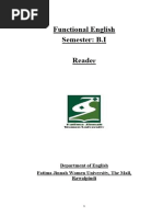 Functional English Reader (Dept. of Eng) ....