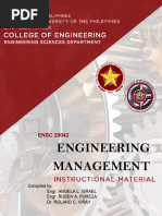 ENSC 20042 - ENGINEERING MANAGEMENT IM Module 1 1