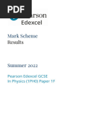 1ph0 June 2022 Ms 1f Edexcel Gcse Physics