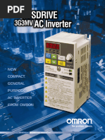 Sysdrive 3G3Mv Ac Inverter