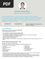 Wieam Delacruz CV Resume