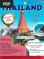 Thailand Group October Itinerary