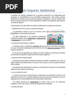 Análisis de Impacto Ambiental Con Ejemplos