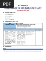 3° Grado - Actividad Del Dia 02 de Setiembre