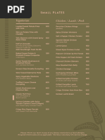 DirtyJungle Food Menu