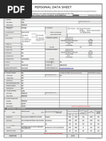 JOPAY-MGM-CS Form No. 212 Personal Data Sheet Revised