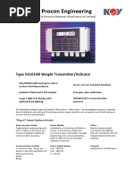 GS101HR Weight Transmitter Indicator