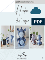 Crochet Pattern Haku The Dragon US-terms