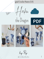 Crochet Pattern Haku The Dragon Rattle US-terms